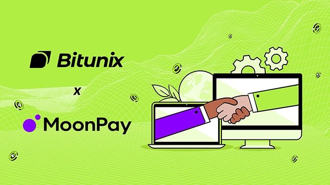 MoonPay، برای ساده‌سازی تراکنش‌ها با صرافی Bitunix شراکت می کند